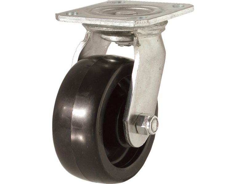 6 inch Heavy duty steel plate Swivel Caster 