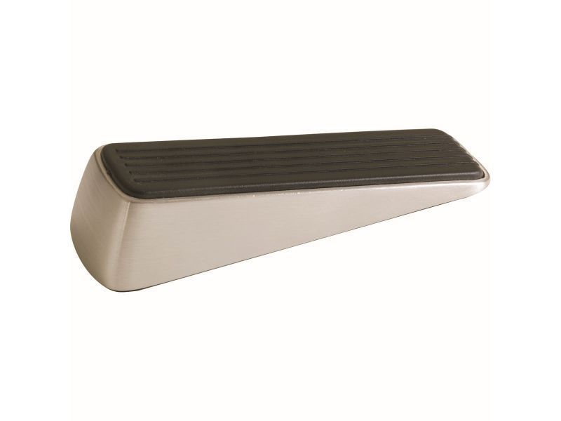 Designer Satin Nickel Door Wedge