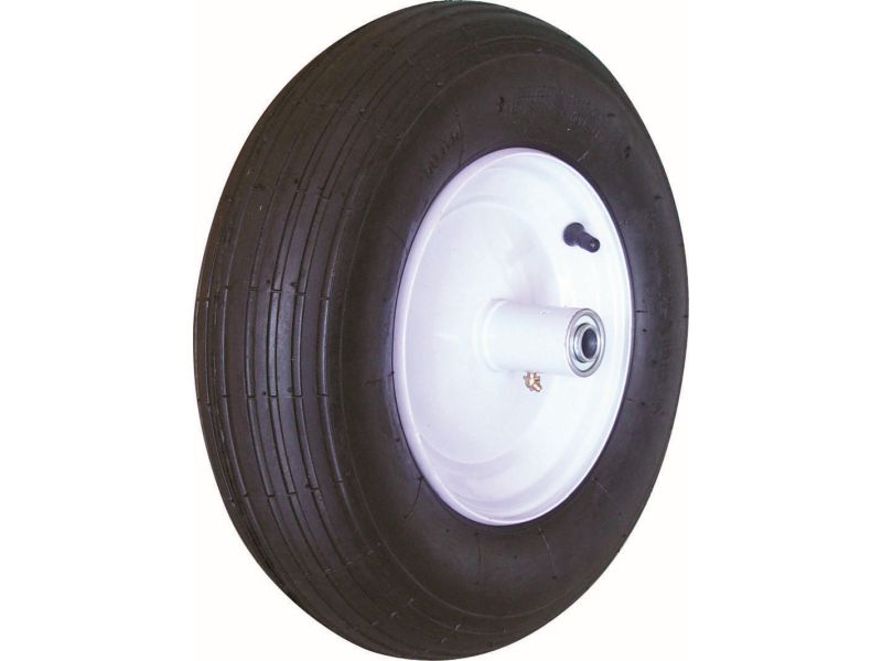 Pneumatic Spare Wheel with Steel Rim and Axis Black Capacity to 200 kg Relaxdays 4.80 4.00-8 Wheelbarrow Tyre