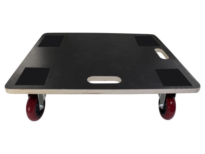 400-lb Load Rating Move-It 3366 23-Inch x 19-Inch Rectangle Wood Platform Dolly 