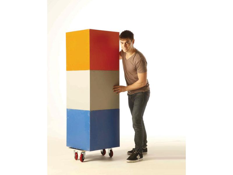 Move-It 3361 Premier 23-Inch x 19-Inch Rectangle Wood Platform Dolly 880-lb