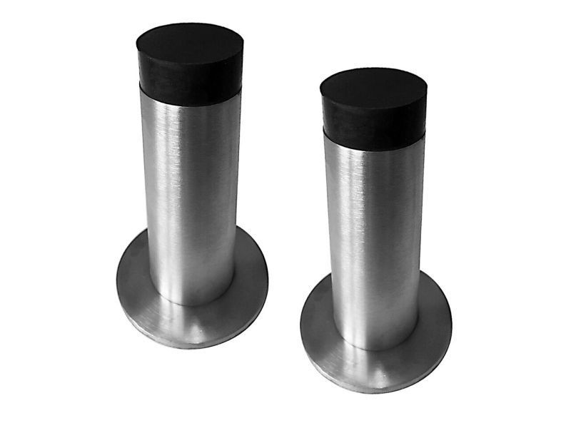 Versatile Wall Or Floor Mount Door Stop 2 Pack Shepherd Hardware