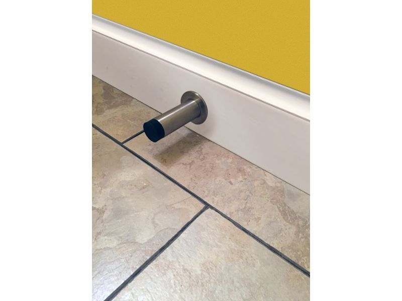Versatile Wall Or Floor Mount Door Stop, 2 Pack Shepherd Hardware