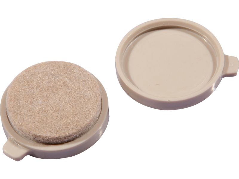 Snap on felt online chair glides