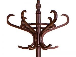 wooden hat coat stand