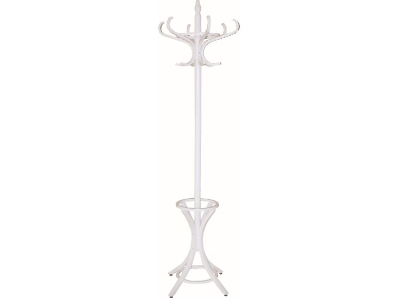 Headbourne HR8130X Solid Wood Traditional Floor-Standing Hat and Coat Stand with 