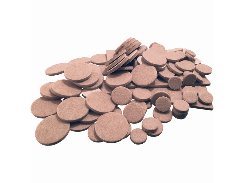 Felt So Good Self Adhesive Felt Furniture Pads Multi Pack Black Beige 98 Count Shepherd Hardware