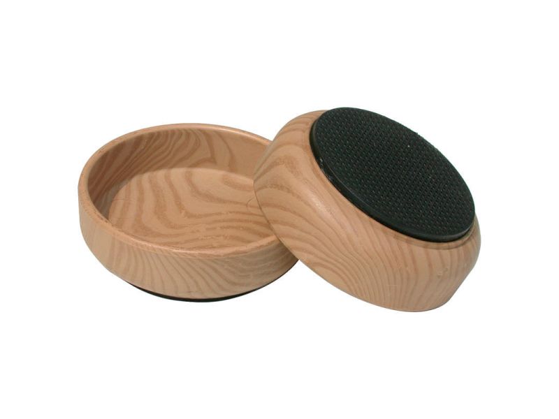 2 3 8 Inch Non Slip Caster Cups TPR Base 4 Pack Shepherd Hardware