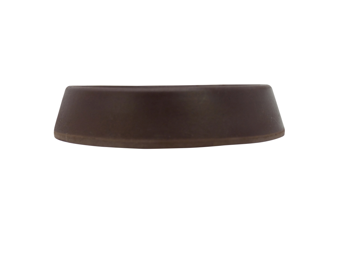 13/4Inch Round Rubber Furniture Cups, Brown, 4Pack Shepherd Hardware