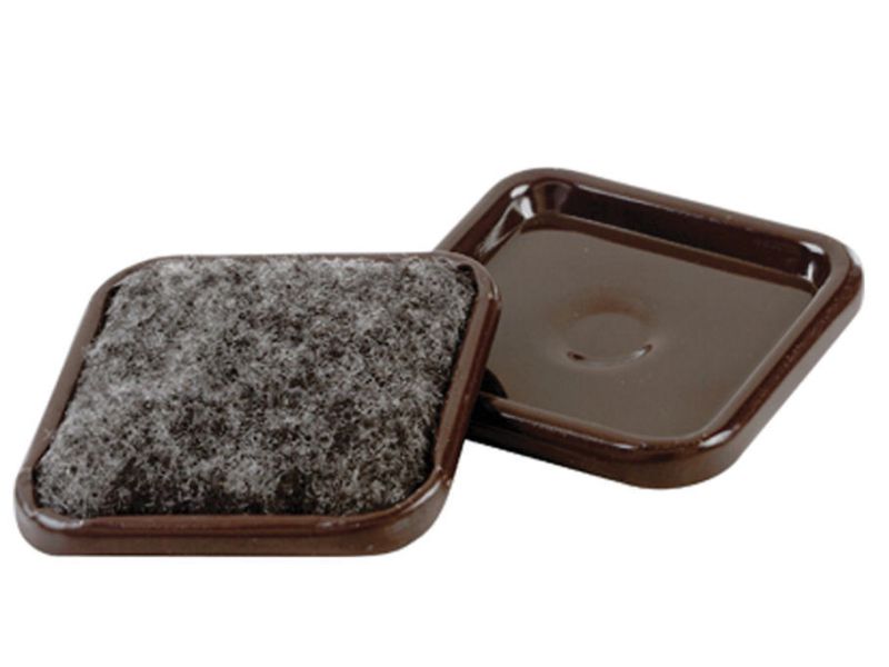 17/8Inch Carpet Base Furniture Cups, 4Pack Shepherd Hardware