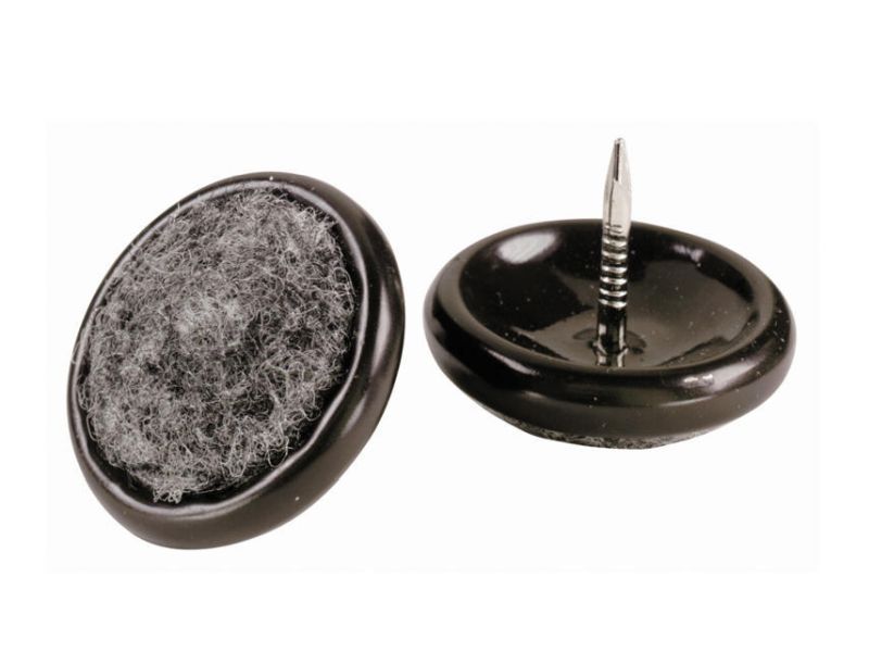 1 in. Nail-On Glides with Carpet Base (4 per Pack) 1 in. Nail-On Glides with Carpet Base (4 per Pack)