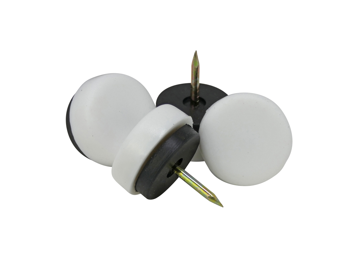 1-1/8 in. Nail-On Floor Protection Glides with Plastic Base (4 per Pack) 1-1/8 in. Nail-On Floor Protection Glides with Plastic Base (4 per Pack)