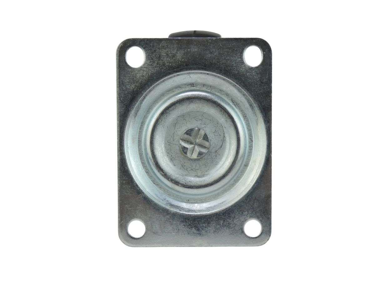 3Inch Swivel Plate Soft Rubber Caster, 175lb Load Capacity Shepherd