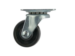 40-lb Load Capacity Shepherd Hardware 9489 1-1/2-Inch Rubber Swivel Plate Caster 40-lb Load Capacity Shepherd Hardware 9489 1-1/2-Inch Rubber Swivel Plate Caster