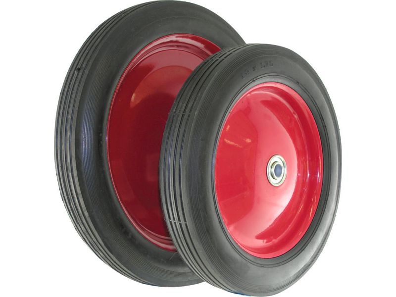 10 In Pneumatic Tires
 - 10 Inch Semi Pneumatic Rubber Tire Steel Hub With Ball Bearings Ribbed Tread 1 2 Inch Bore Centered Axle Shepherd Hardware