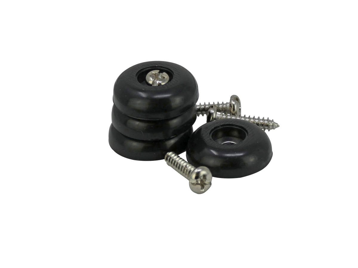 1 Inch Surface Grip Screw On Non Slip Furniture Pads 4 Pack