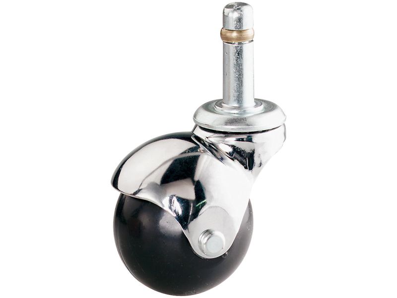 Shepherd Ball Designer Stem Caster Bright Chrome PPL25211BC 7/16 Grip Ring Stem Shepherd Ball Designer Stem Caster Bright Chrome PPL25211BC 7/16 Grip Ring Stem