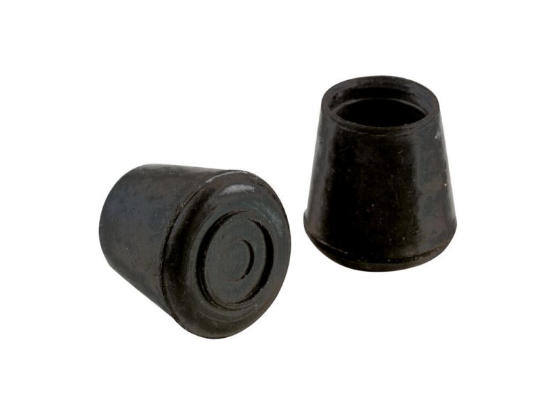 Flexible Black Ferrules for Furniture Tables and Chair Caps Stoppers Tips 
