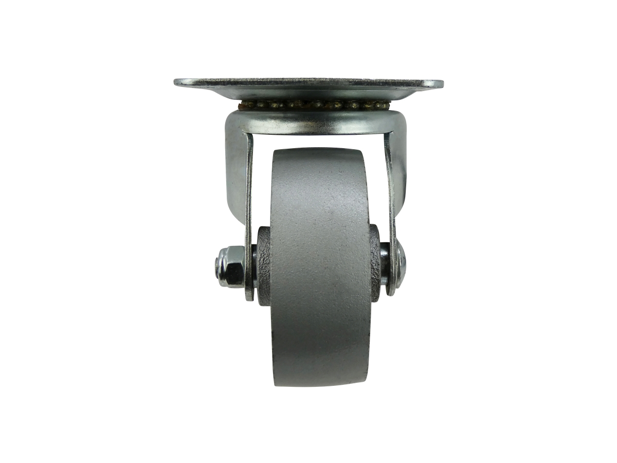 3Inch Swivel Plate Cast Iron Caster, 250lb Load Capacity Shepherd