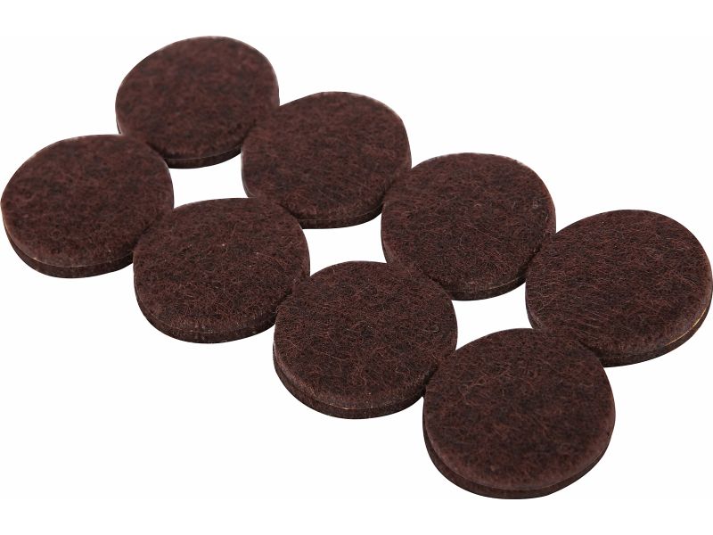 3 4 Inch Heavy Duty Self Adhesive Felt Furniture Pads 20 Pack 3 4 Inch Heavy Duty Self Adhesive Felt Furniture Pads 20 Pack Brown Shepherd Hardware