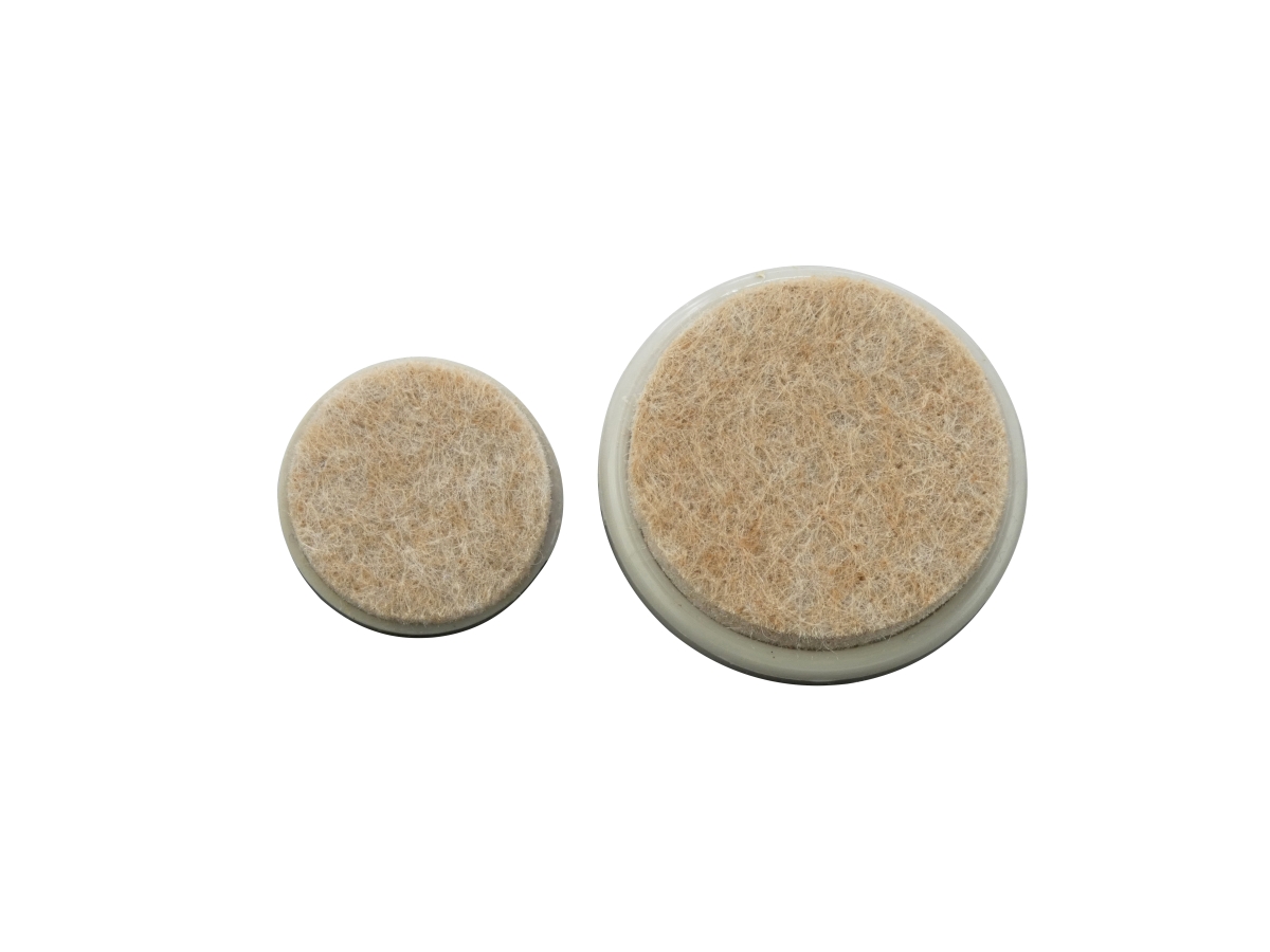 Nail On Furniture Glides with Felt Pads, 1Inch and 11/2Inch, 20
