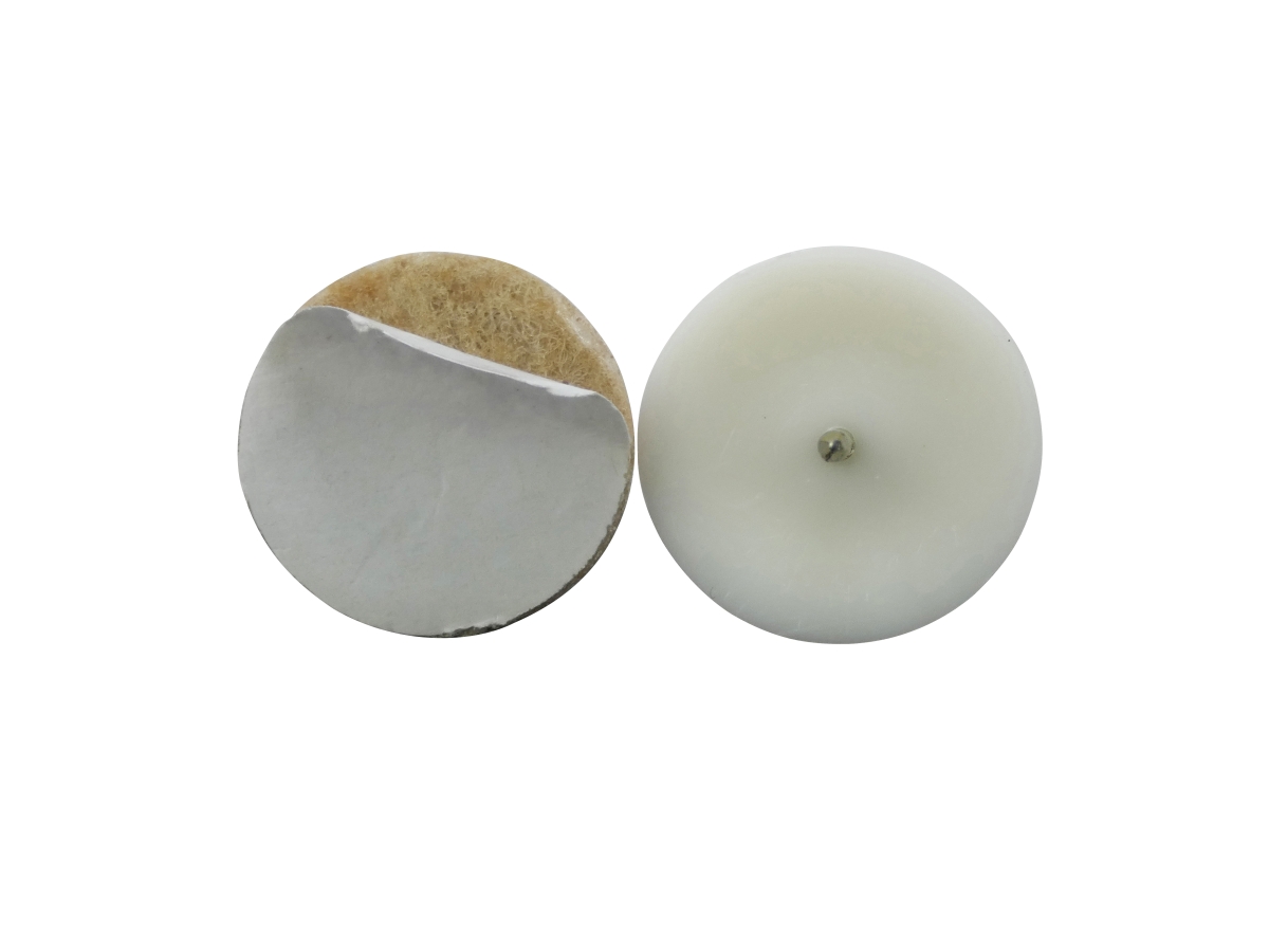 1Inch Nail On Furniture Glides with Felt Pads, 8Pack Shepherd Hardware
