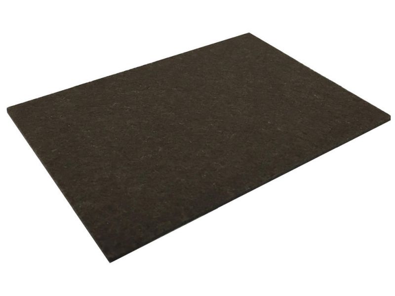 41/2Inch x 6Inch SelfAdhesive Felt Furniture Pads, 2Pack, Brown
