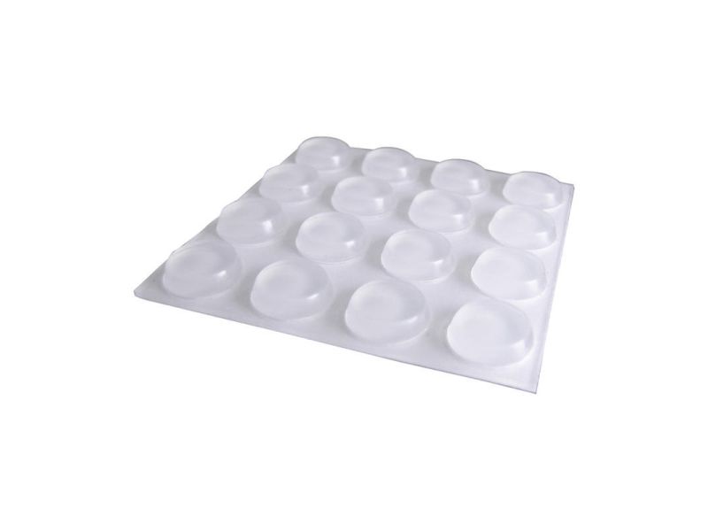 1/2Inch SurfaceGard Clear Adhesive Bumper Pads, 16Count Shepherd